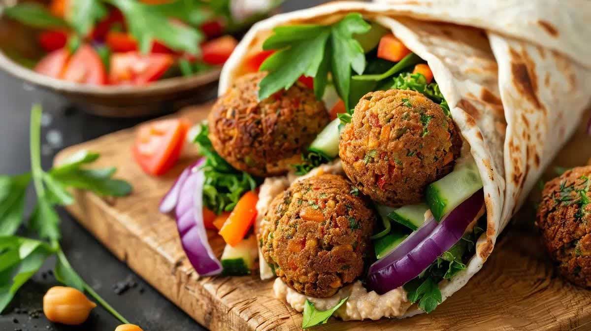 طرز تهیه فلافل خانگی پفکی با سس مخصوص مواد لازم کامل